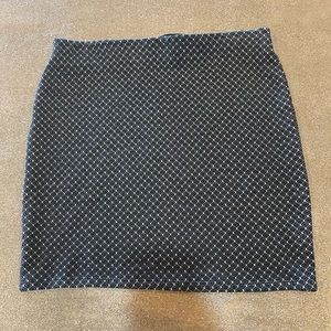 Ann Taylor Loft Black/White Skirt